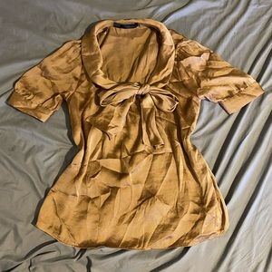 ZARA GOLD TOP